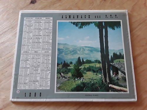 Almanach des Postes 1958 | Event tcket, Event