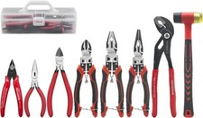 8-Piece Tool Set with Case Including 10  Groo...