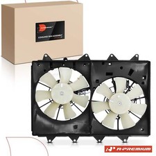 A-premium Dual Cooling Fan Assembly W Shroud Controller For Mazda Cx-9 07-15