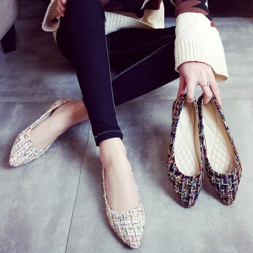 comfortable pointed toe flats