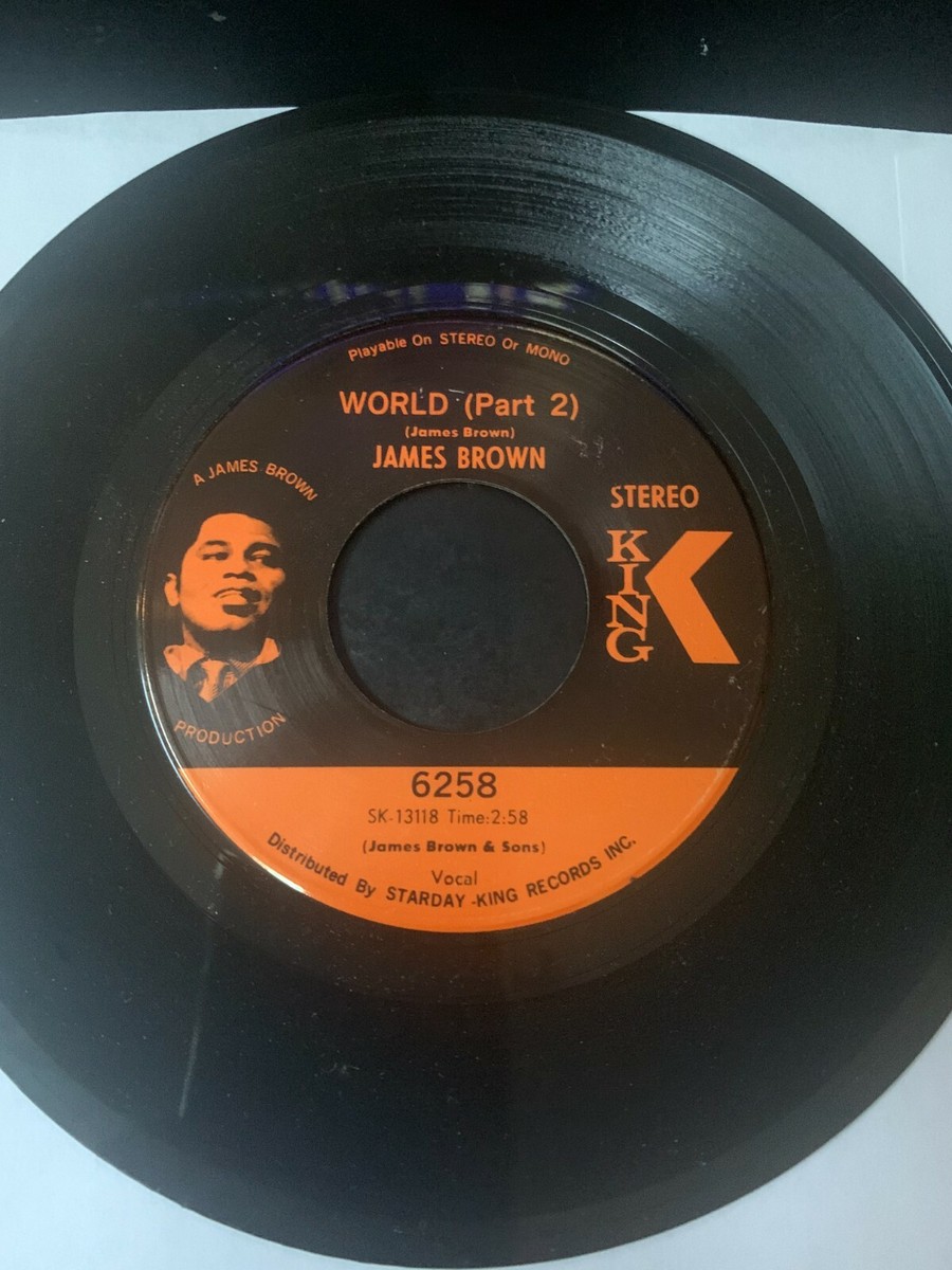 45 James Brown The World (Part 1 & 2) KING VG | eBay