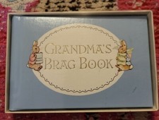 VTG New nos Beatrix Potter mini photo album Grandma's Brag Book picture book