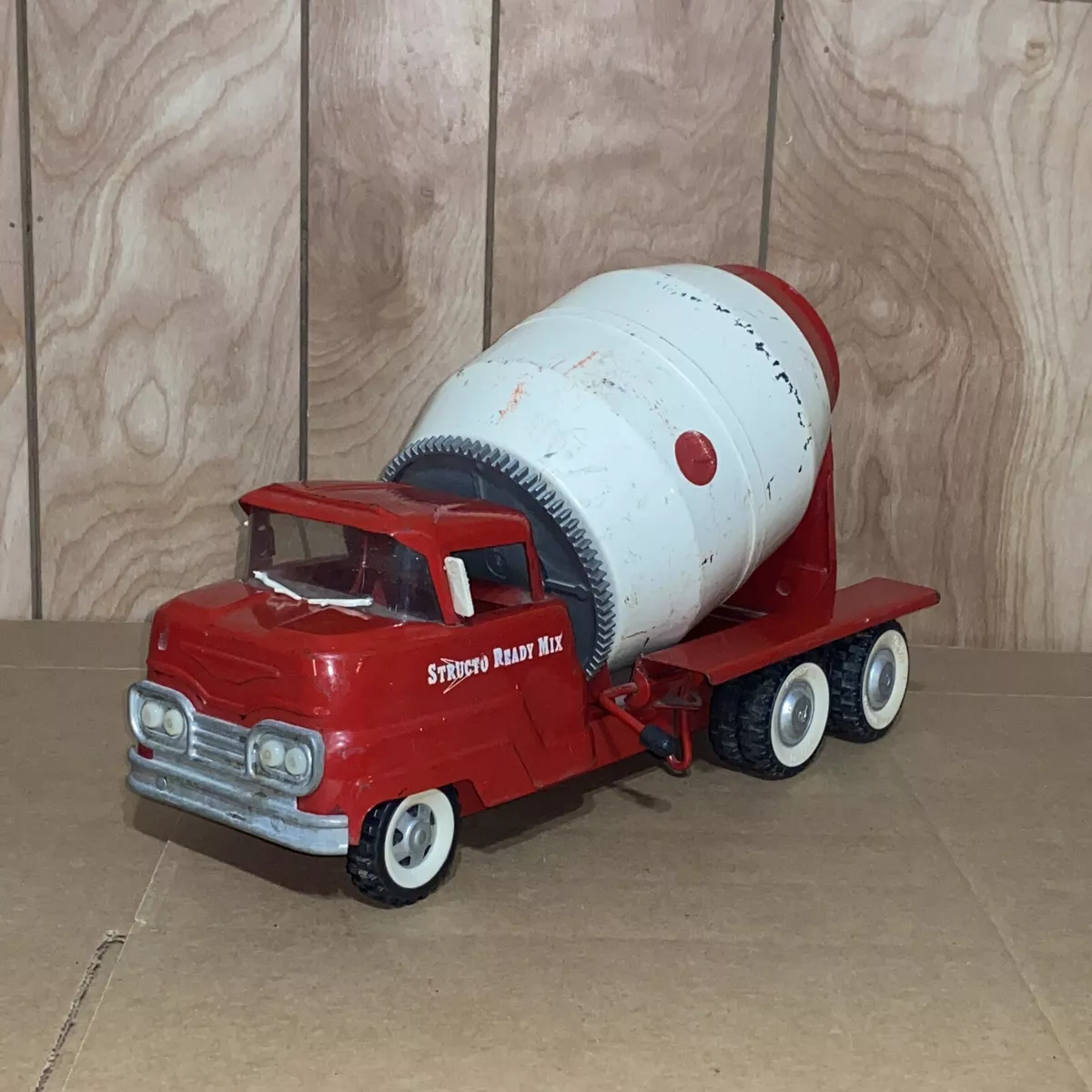 Vintage Structo Ready Mix Concrete Mixer Cement Truck