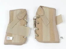 2 OPS Ankle Support Brace Right And Left Size Large Metal Support On Side