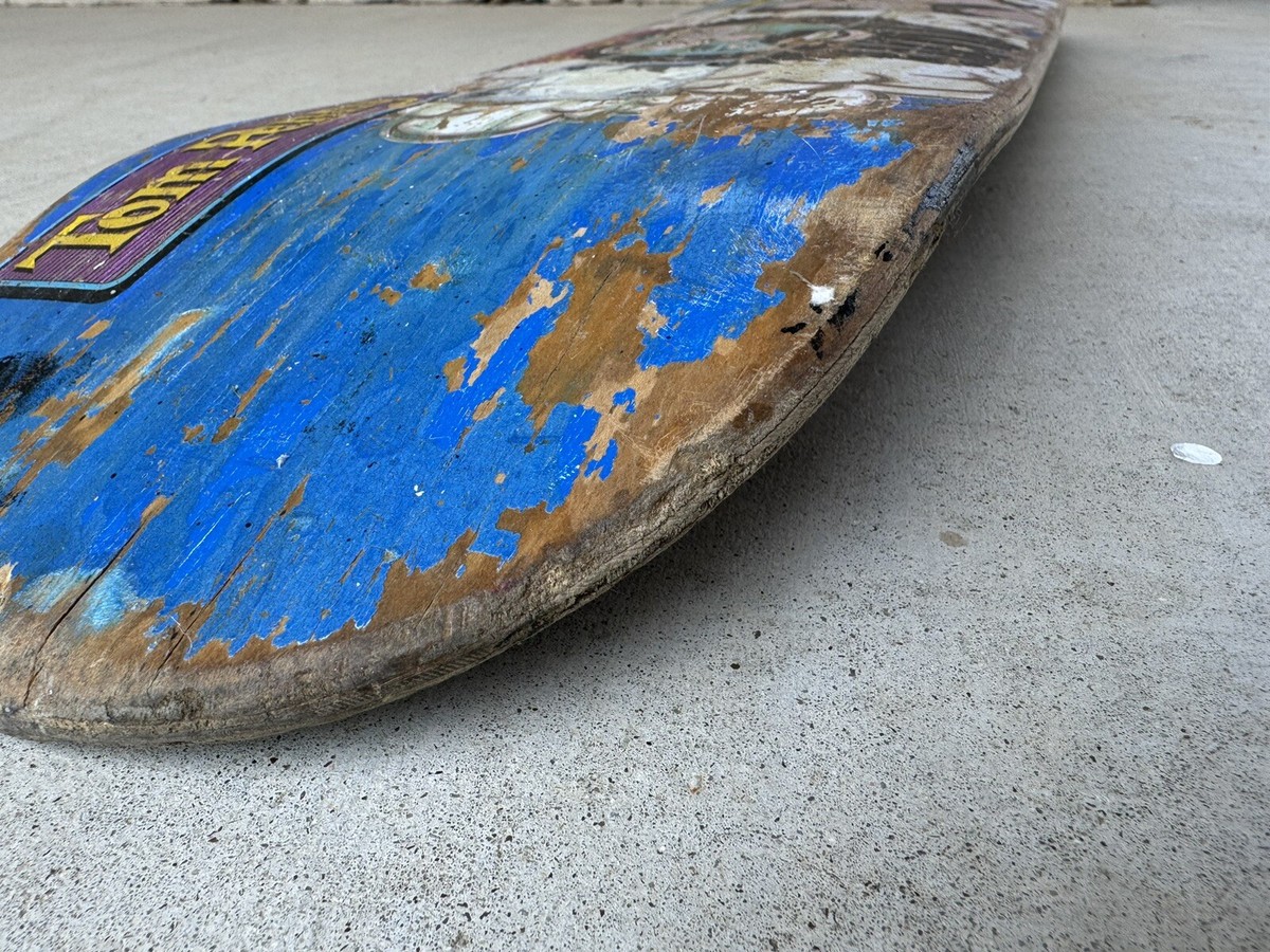 Flip Tom Penny Cheech And Chong Skateboard Deck Vintage 31.25 X