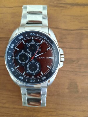 MORPHIC M92 Series Black Red MPH9205 47 Mm Day Date W Stainless - Main Image