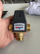 Mixing Valve 3 Way DN20 Thermostatic Mixing Valve Male Thread Brass Mixing Va...