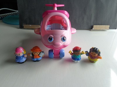 little people pink plane