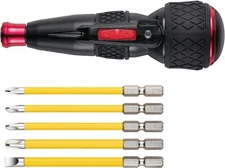 Vessel Electric Dragon Ball Grip Screwdriver with 5 Bits 220 USB-5 Japan