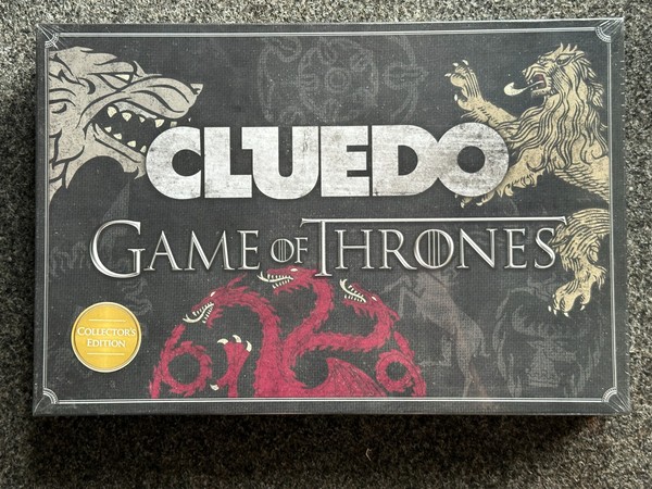 Cluedo Game Of Thrones Collector's Edition In Deutsch Neu VerschweißT-image