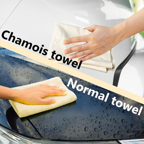 Chamois Cloth for Car Extra Large Car Wash Drying Towels for Window Floors - Picture 5 of 7