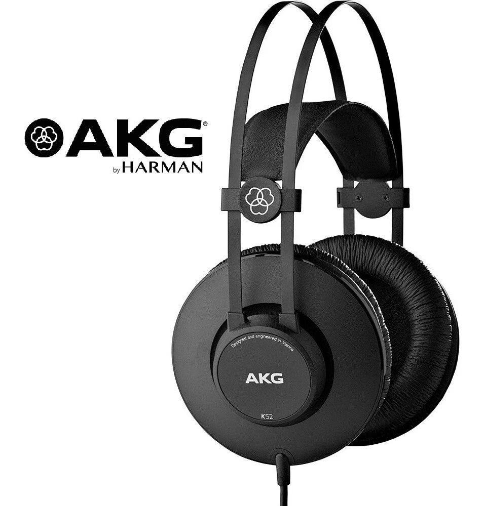 AKG K52 Closed-Back Headphones with Professional Drivers - Free Fast  Shipping!