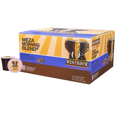 Westrock Coffee Company, Meza Morning Blend, Single 80 Count (Pack of 2)