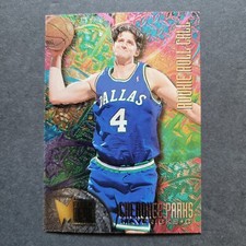 CHEROKEE PARKS CARD #R-4 ROOKIE ROLL CALL 1995-96 Fleer Metal Dallas Mavericks