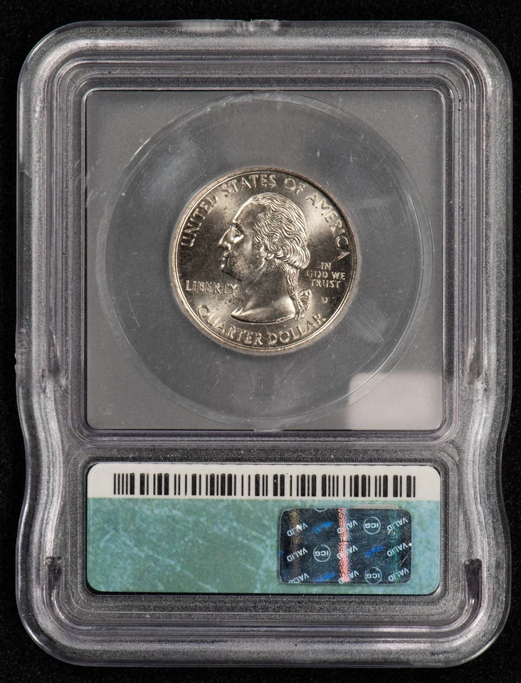 1999-D 25c Clad State Quarter Delaware - ICG MS 67 - SKU-X5680 - Image 2 of 4