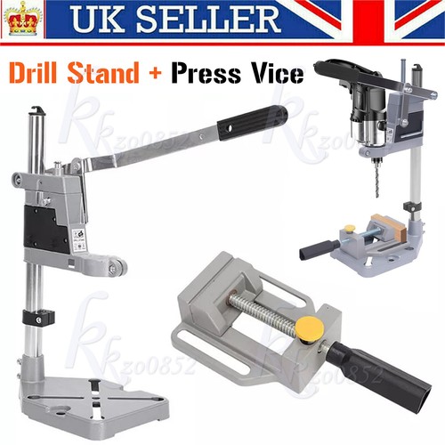 Adjustable Drill Bench Press Stand Workbench Pillar Pedestal Clamp for Drilling - Picture 3 of 17