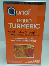 NEW Qunol Liquid TURMERIC 1000mg 60 seving 30.4 fl.oz.