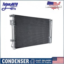 Ac Condenser For 2012-2017 Hyundai Accent Kia Rio Aluminum With Receiver Drier