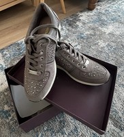 Carvela  Diamanté Trainers Grey 5 Women's Lace Up
