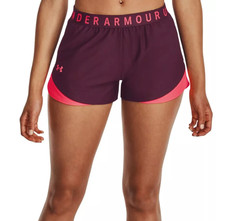 Under Armour  Women's XS UA Play Up 3.0 Women's 3" Shorts in Burgundy/Hot Pink