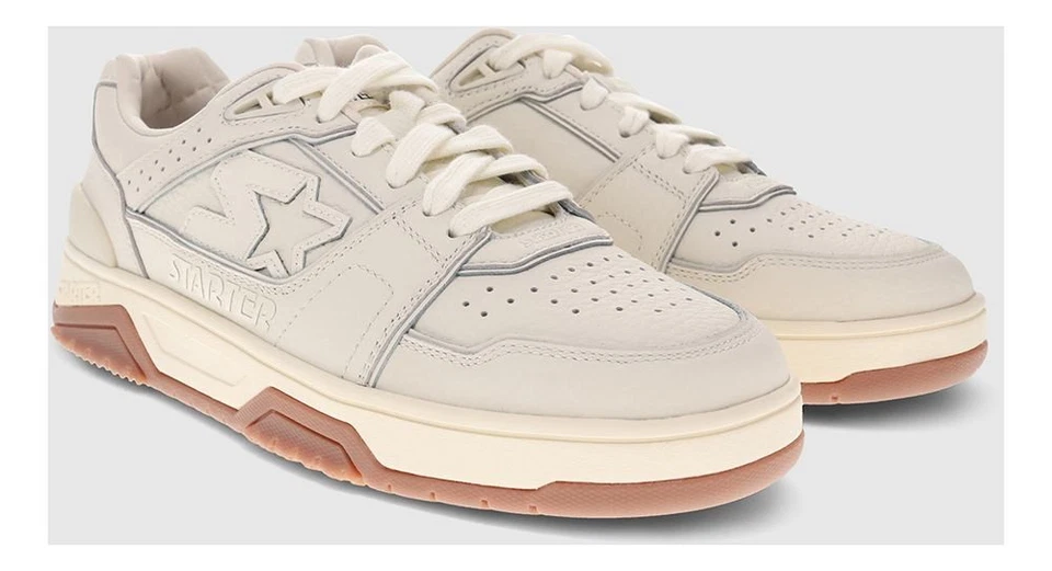 Zapatos de baloncesto Starter FASTBREAK LOW [blanco roto/goma] para hombre - 43010226 Foto 3 de 4