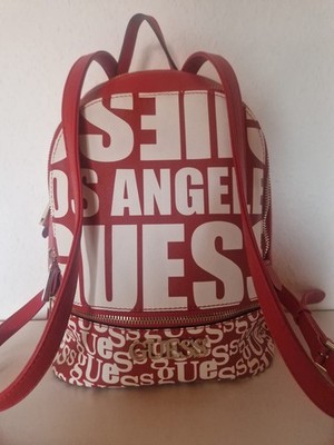 GUESS Skye Manhattan Large Backpack   Red Multi / Rot, Neuwertig