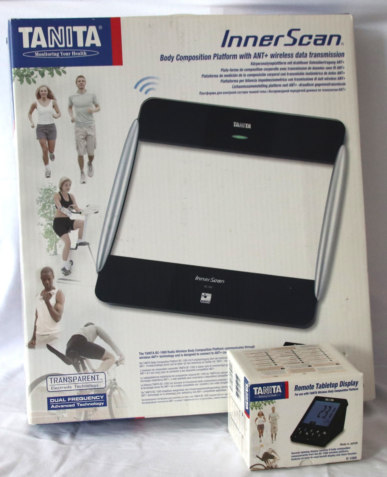 Tanita BC-1000 Innerscan Körperanalysewaage + D1000 Tisch-Display