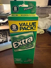 Wrigley's Extra Spearmint 8-15 Stick Packs (120) BB 08/10/26