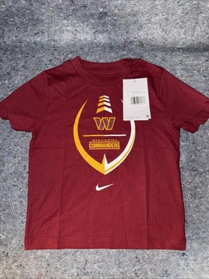 Washington Commanders Nike Athletic Cut Toddler Tee Size 3T - New With Tags!