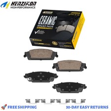 Ceramic Rear Brake Pads w/Hardware for Chevrolet Classic Trucks 1949-1999