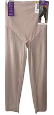 Naomi Nicole Sheer Rear Lifting Capri Pant Firm Control Style 747 M Warm Beige