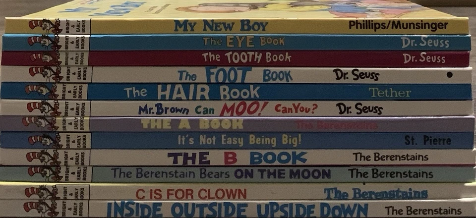 Lot Of 12: Dr. Seuss Bright & Early Books For Beginning Beginners Set VERY GOOD! - Image 3 of 3