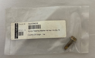 #ad Polaris Ranger Sportsman Tapping Screws Washer 1 4 20X.75 1 OEM #3233836 S1230 $13.45