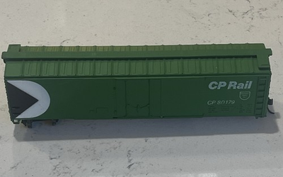 #ad Vintage CP Rail Newsprint Boxcar HO Freight Car Canadian Pacific Parts Repair $7.13