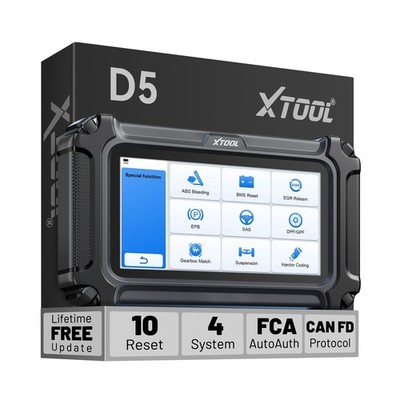 XTOOL D5 Car Code Reader and Reset Tool, Engine ABS SRS Transmission Car Diag...