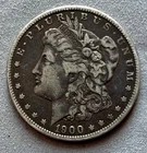 Morgan Silver Dollar 1900 O VG