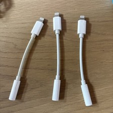 Lightning to 3.5 mm Headphone Jack Adapter, Apple MFi Certified 3 Pack iPhone