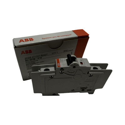 ABB SU201M-K10 1-Pole 10A K-Curve DIN Rail Circuit Breaker NEW in Box