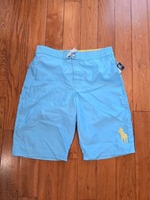 NWT Polo Ralph Lauren Boys Swim Shorts Trunks Board Swimming Beach Big 18-20 XL