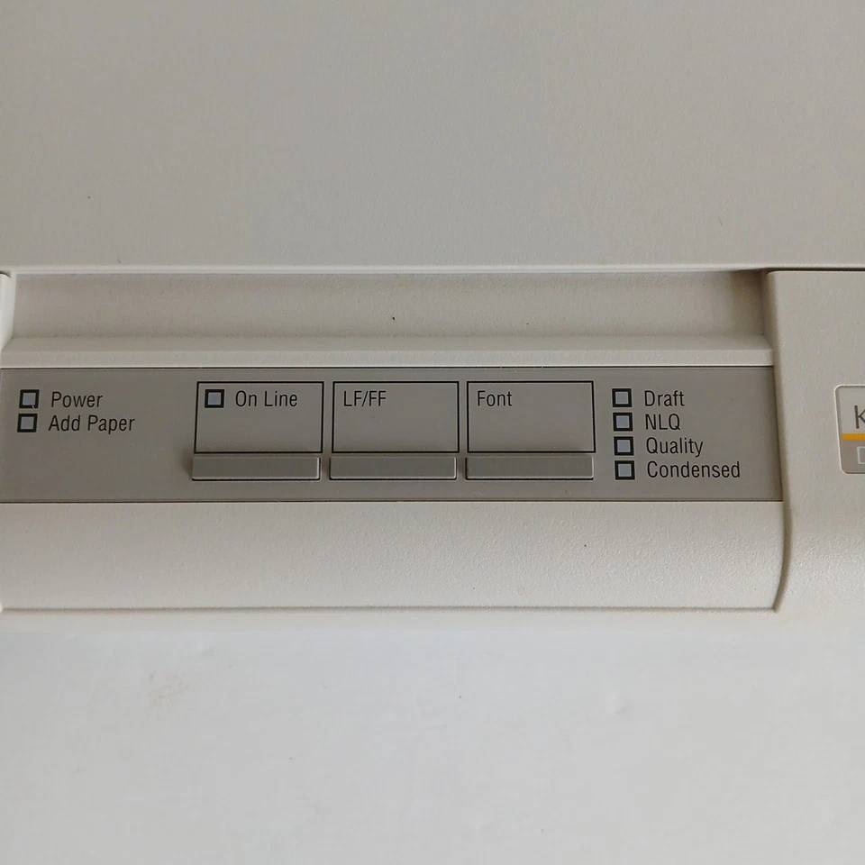 Vintage Kodak Diconix 150 Plus Portable Printer With Adapter And Cable W/Bag  - Image 3 of 4