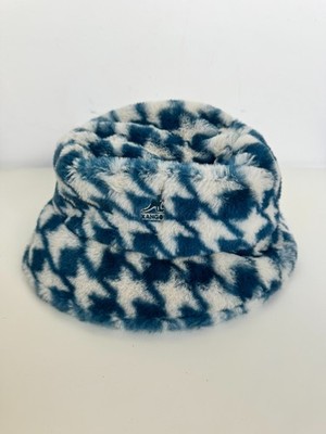 Fischerhut Bucket Hat Kangol Unisex M Blau Weiß NEU mit Etikett
