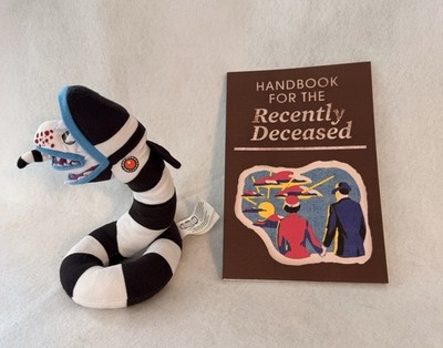 Beetlejuice 2 Sandworm 8  Plush And Handbook For The Recently Deceased Notebook
