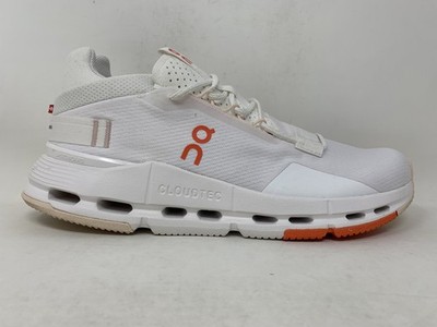 Men's On Cloudnova 2, White/Flame, 8.5 D Medium US