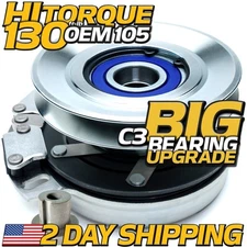 BIGBearing HiTorq 130ftlbs (OEM 105) PTO Clutch for Cub Cadet 917-05209 5219-177