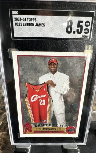 2003-04 Topps - Draft Pick LeBron James #221 (RC)