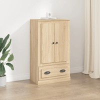 Schmales Highboard Sonoma Eiche 60X35,5X103,5 Cm Holzwerkstoff