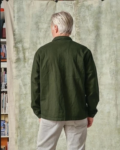 Tellason Coverall Jacket - Garment Dyed Green Medium Made in USA BNWT $225 image 3