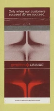 Matchbook Cover - Sperry Univac 30 Strike