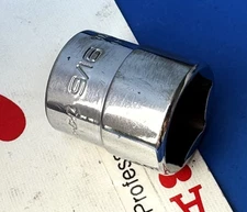 Snap-on Tools 1/4" drive 9/16" Shallow SAE Chrome 6-point Socket wrench TM18 USA