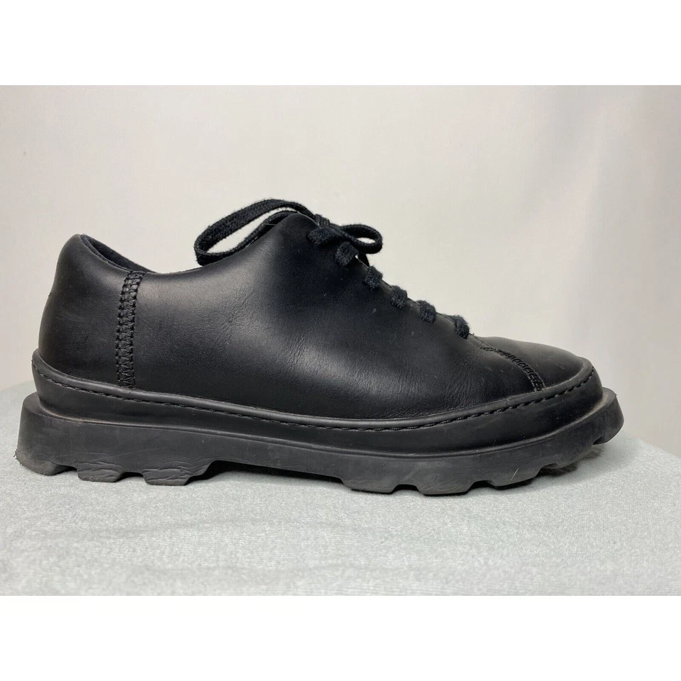 Camper Brutus Black Formal Shoes for Women 38 US 7.5 Leather Lace Up Sneakers - Image 4 of 4